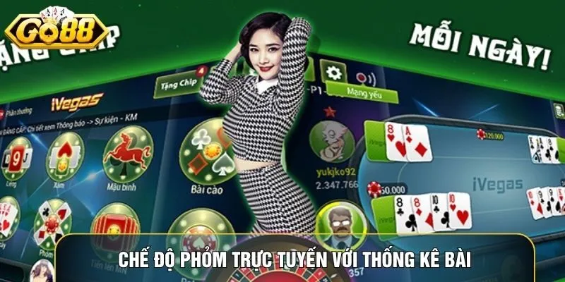 Chế độ Phỏm trực tuyến với thống kê bài đã đánh hỗ trợ người chơi phân tích và tăng cơ hội thắng Chế độ Phỏm trực tuyến với thống kê bài đã đánh hỗ trợ người chơi phân tích và tăng cơ hội thắng