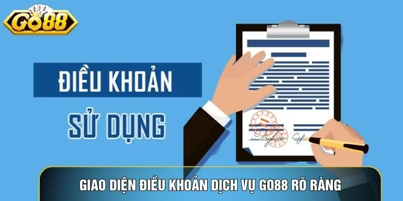 Giao diện điều khoản dịch vụ Go88 hiển thị rõ ràng trên ứng dụng Giao diện điều khoản dịch vụ Go88 hiển thị rõ ràng trên ứng dụng