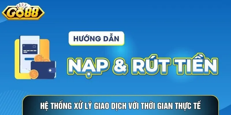 Hệ thống xử lý giao dịch với thời gian thực tế dưới 1 phút Hệ thống xử lý giao dịch với thời gian thực tế dưới 1 phút