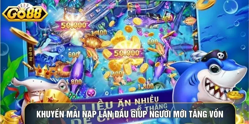 Khuyến mãi nạp lần đầu giúp người mới tăng vốn và trải nghiệm nhiều sảnh khác nhau Khuyến mãi nạp lần đầu giúp người mới tăng vốn và trải nghiệm nhiều sảnh khác nhau