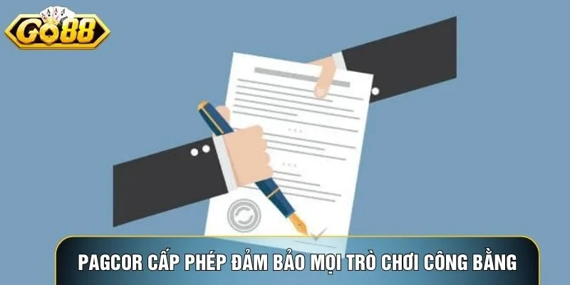 PAGCOR cấp phép đảm bảo mọi trò chơi Go88 công bằng và minh bạch PAGCOR cấp phép đảm bảo mọi trò chơi Go88 công bằng và minh bạch